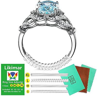 Likimar Ring Size Adjuster For Loose Rings for Any Rings Ring Size Reducer  Spacer Ring Guard - Yahoo Shopping