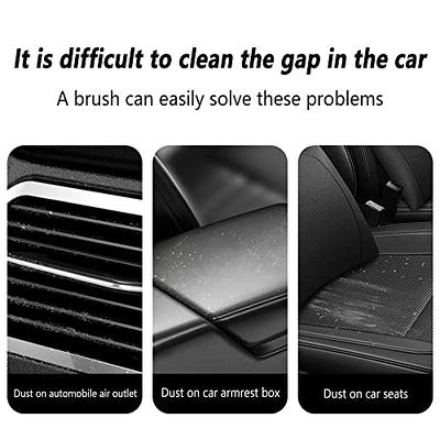 Car Interior Cleaning Tool Air Conditioner Air Outlet Cleaning Brush Car  Soft Brush Car Crevice Dust Removal Brushes