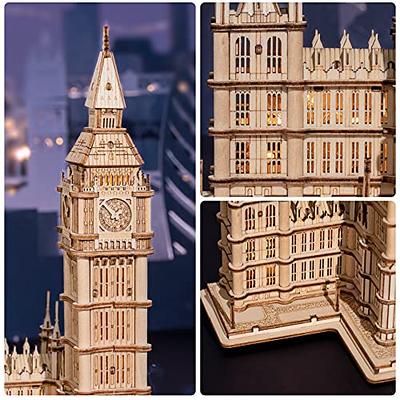 Rolife 3D Wooden Puzzles Big Ben for Adults & Kids -220 Pieces 3D