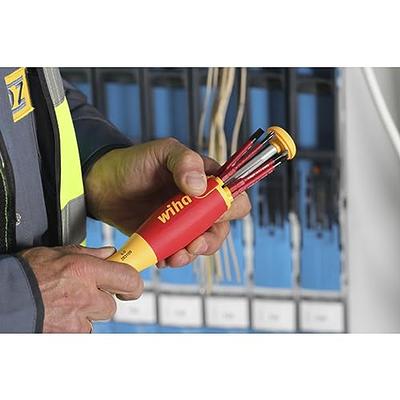 Wiha 28393 Insulated Slim Line Precision Pop Up Screwdriver Set