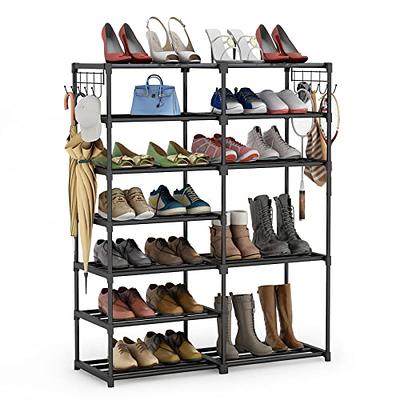 Simple Houseware 5-Tier Shoe Rack Storage Organizer, Grey