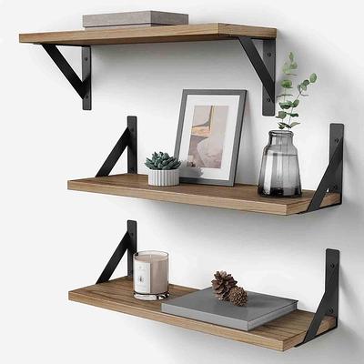 24 Floating Light Wood Shelf Natural - Threshold™ : Target