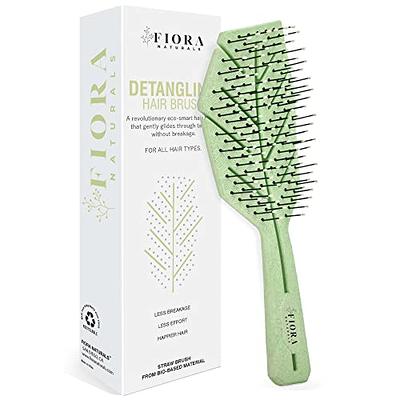 Wet Brush Detangling Brush, Mini Detangler Brush (Black) - Wet & Dry  Tangle-Free Hair Brush for Women & Men - No Tangle Soft & Flexible Bristles  for