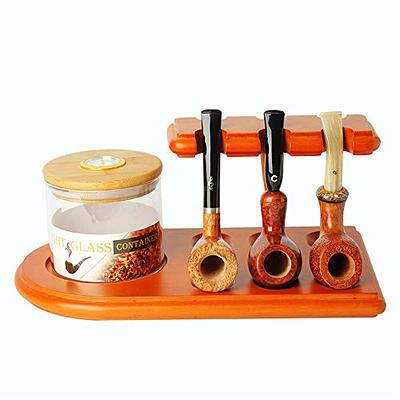 RICH DOG Tobacco Bag Set Wood Tobacco Pipe + Smoking Pipes