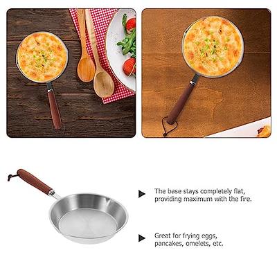 Frying Pans Nonstick 9.5 Inch, Non Stick Skillet Pan with Stainless Steel  Handle, Pancake Pan, Egg Pan, Non Toxic pans for Cooking, Dishwasher Safe 