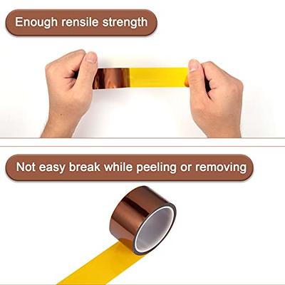 2 Packs Heat Resistant Tape for Heat Press Sublimation, High Temperature Heat  Transfer Tape No Residue Thermal Transfer Tape for Dye Sublimation, Heat  Press HTV Art DIY Craft Brown