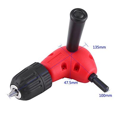 Right Angle Drill Bit Adapter With Handle,9.5mm Round Shank Keyless Chuck,right  Angle Adapter 90 Degree Electric Drill Attachment - Yahoo Shopping