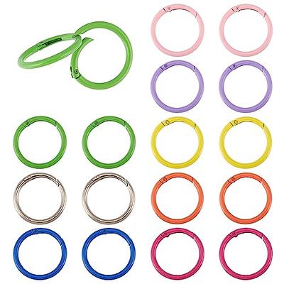 6Pcs O Ring Buckle 1.2-Inch(30mm) Zinc Alloy O-Rings Gold Tone for Hardware  Bags Belts Craft DIY Accessories