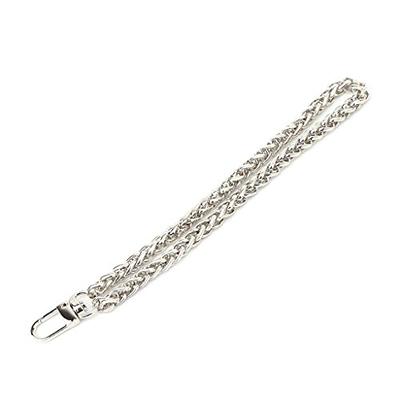 2 Pcs 9.45 Pearl Purse Chain Short Handle Replacement Bag Chain Strap  Metal Shoulder Chain Imitation Pearl Handbag Chain Accessories for Purse  Bags