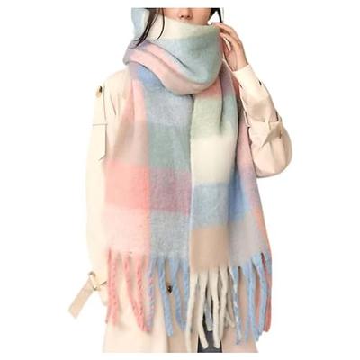 Wander Agio Women Blanket Square Winter Shawls Infinity Scarves