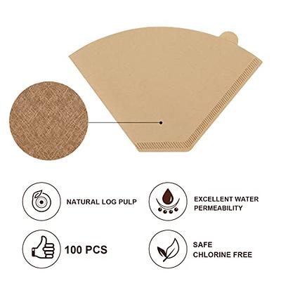  BRIKINTE Disposable Coffee Paper Filters for Ninja Coffee Maker,  100 Pcs #4 Cone Replacement Filter for Ninja DualBrew Pro Ninja Coffee Bar Brewer  Ninja Coffee Maker Filter Accessories: Home & Kitchen