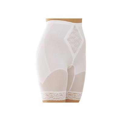 Plus Size Women's High-waist mesh long leg shaper by Secret Solutions in  White (Size M) Shapewear - Yahoo Shopping