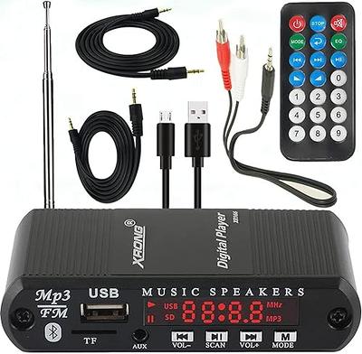 Bluetooth Audio Receiver FM Radio,MP3 Digital Player,LED 4-Digital