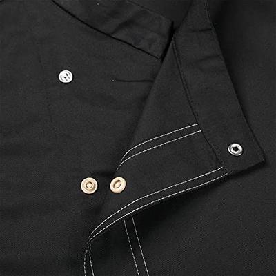 Chef Restaurant Jacket Men Women Long Sleeve Kitchen Cook Coat