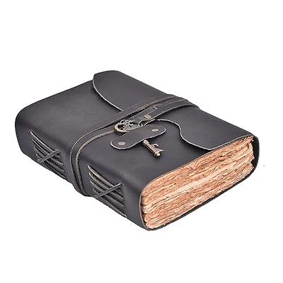 Leather Journal with Semi-Precious Stone & Buckle Closure Leather Diary Gift for