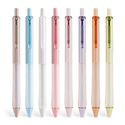 WRITECH Retractable Gel Pens Quick Dry Ink Pens Fine Point 0.5mm Multicolor  For Journaling, Drawing, Doodling, and Notetaking (Multicolor) 