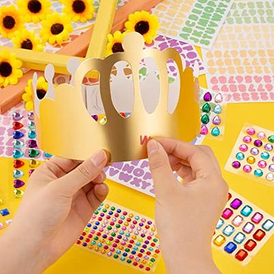 Diamond Art for Kids, Crafts for Girls Ages 8-12, Gem Arts and Crafts for Kids  Ages 6 8 10 12 for Beginners, Rhinestone Full Drill Diamond Painting Kits  for Kids - 4 Pieces