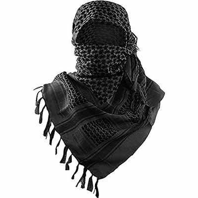 Shemagh Scarf - Desert Shemagh Scarves For Men and Women Red&Black