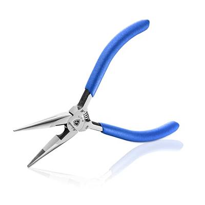 Needle Nose Pliers, mshandto 5 Long Nose Pliers for Wire Bending, High  Carbon Steel Needle Nose Plier, Serrated Jaw Pliers for Jewelry Making,  Electronics Repair, Object Grasping, Craft Making - Yahoo Shopping