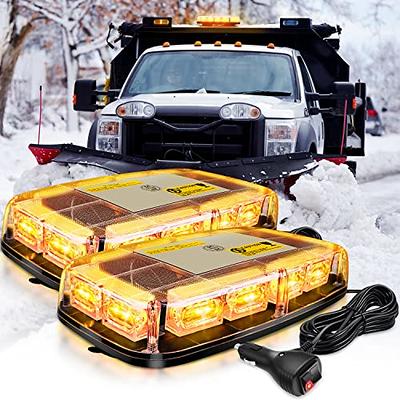 BooYu 14.8in LED Windshield Emergency Strobe Dash Light Bar 12/24V Interior  Visor Deck Flashing Hazard Safety Warning Lights for Police Law Enforcement  POV Trucks Vehicles [Red/White][12 LEDs][18W] - Yahoo Shopping