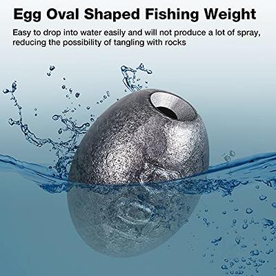  Dr.Fish 5 Pack Fishing Coin Sinkers Disc Sinker Fishing Lead  Weights No Roll Freshwater Saltwater, 1oz : Sports & Outdoors