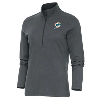 Women's Antigua Black Miami Dolphins Team Logo Tribute Polo - Yahoo Shopping