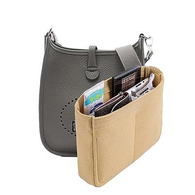 D.DUO Bag Organizer Insert, Tote Purse Insert, Pocket Wallet Divider for  Hermes Evelyne 16/29/33 (L(11.8×3.1×8.7), Beige) - Yahoo Shopping