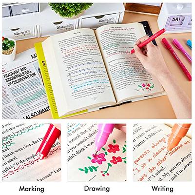 Coloring Markers Set for Adults Kids Teen 36 Dual Brush Pens Fine Tip Art Colored  Markers for Adult Coloring Books Bullet Journal School Office Drawing  Sketch Double Sided Color Marker Pen