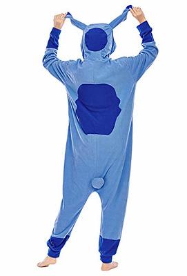 Kids Stitch Cosplay Costume Lilo Stitch Blue Jumpsuit Pajamas Costu