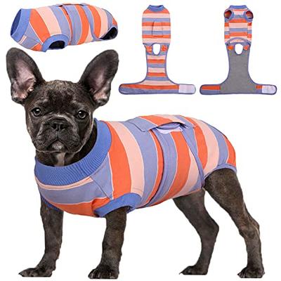 Kuoser Dog Surgical Recovery Suit Dog Cat Onesie after Surgery,Pink,L