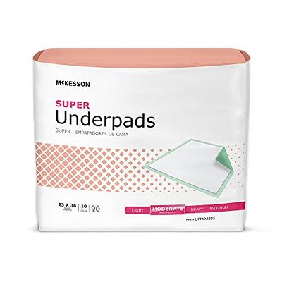 McKesson Super Underpads, Incontinence Bed Pads, Moderate Absorbency, 23 in  x 36 in, 100 Count - Yahoo Shopping