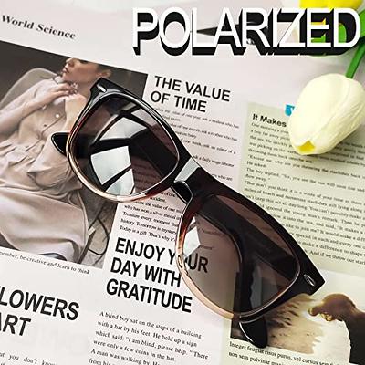 Vintage Polarized Sunglasses for Men and Women Sport Driving Shady Rays  Rectangle Sun glasses 100% UV Protection