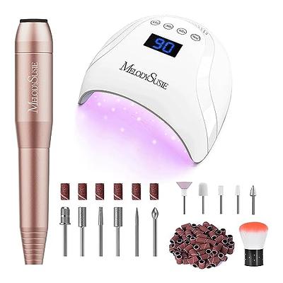 lishumei UV Light for Nails 3W Gel Nail Lamp Mini LED Nail Polish Light with Gooseneck, for Curing Gel Polish UV Nail Gels Manicure Home DIY (Black)