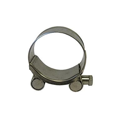 ISPINNER 2 Pack 1 Inch Stainless Steel T-Bolt Hose Clamps, Clamp Range  32-37mm for 1 Hose ID, Pack of 2