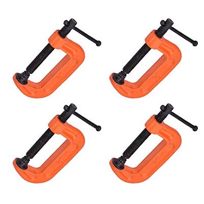 MAXPOWER 3-Pieces C Clamp Set. 3-Inch/4-Inch/6-Inch C Clamps,Heavy-Duty  Quick-Grip C-Clamp Set