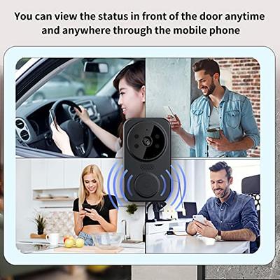 Smart Wireless Video Doorbell Camera with PIR Motion Sensor