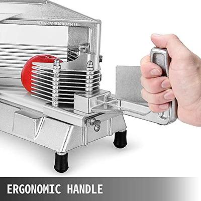 Commercial Tomato Slicer 3/16 Heavy Duty Tomato Cutter with Built-in  Polyethylene Slide Board for Restaurant or Home Use - Yahoo Shopping