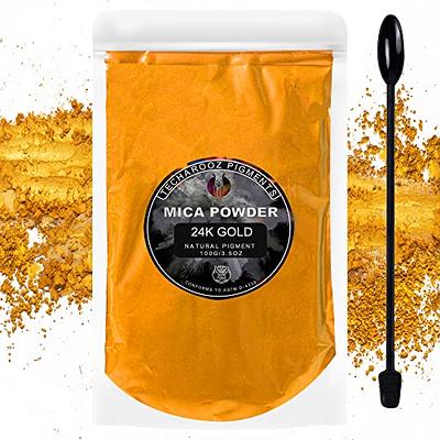 Gold Mica Powder, Kintsugi Art, Epoxy Resin Dye, Nail Polish Powder, Epoxy Resin  Pigment, Powder for Candle Making, Premium Mica Powder 