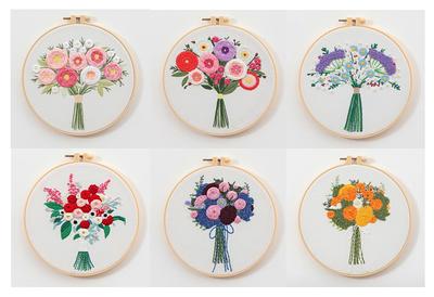 Folk Floral Stick & Stitch Embroidery Pattern, Transfer Patch, Peel Paper,  Flowers For Clothes - Yahoo Shopping