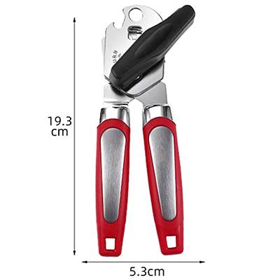 PrinChef Can Opener Manual, Can Tin Bottle Opener with Magnet - No