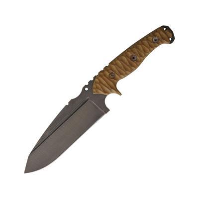 Tactical Knife for Men - 5.9 Black Sharp Blade - Tanto Blade Fixed Knives  - Combat Knife with Paracord