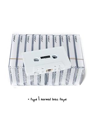 FYDELITY Snow White Chrome Cassette Tape Blank Cassette Tapes for Recording  Blank Audio Tapes Clear Audio Cassette Tape Colored Cassettes Tapes Empty  Cassette Tape Recordable Tapes-10 Pack 60 Minute - Yahoo Shopping