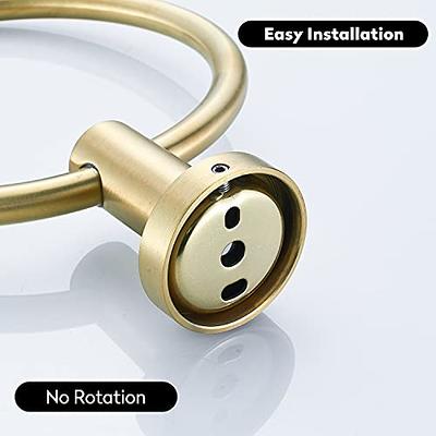 HOMHII Brushed Gold Toilet Paper Holder Wall Mount Double Post Pivoting  Toilet Paper Holder for Bathroom,Sus 304 Stainless Steel Toilet Paper  Extender