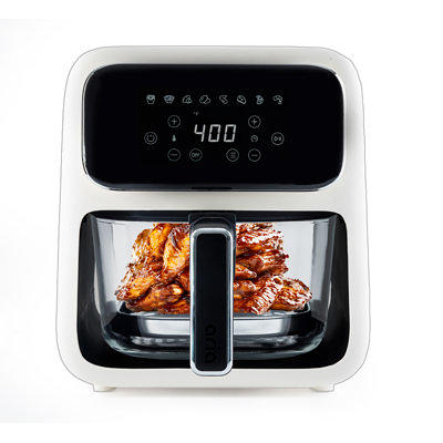 Moosoo 2 Quart Compact Air Fryer, 1200W New Small Air Fryer for Small Kitchens and Healthy Cooking