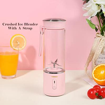 Portable Blender,Personal Hand Smoothie Blender Cup, 7.4V Bigger Motor  Personal Size Blender for Shake and Smoothie, Rechargeable Mini Blender for  Travel Home Kitchen(White) - Yahoo Shopping