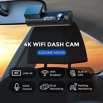 AZDOME Smart Dashcam 4K 2160P UHD WIFI GPS G-Sensor Auto DVR