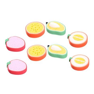 5Pcs exfoliating loofah sponge Scrubber Fruit Sponges Baby Sponge for  Bathing