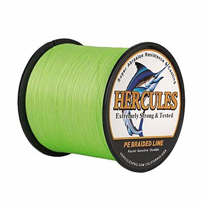 HERCULES Super Tough Braided Fishing Line 100 pounds Test Moss