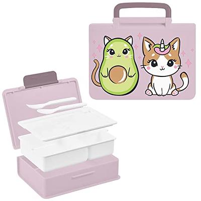 Unicorn Bento Boxes with Handle Spoon