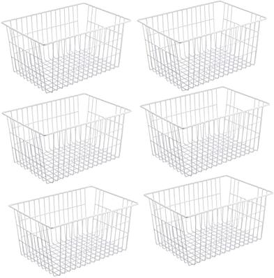 Alipis Under Shelf Storage Basket, Metal Wire Hanging Baskets